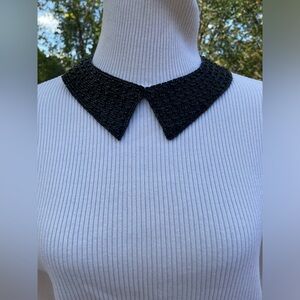Black necklace/collar size small